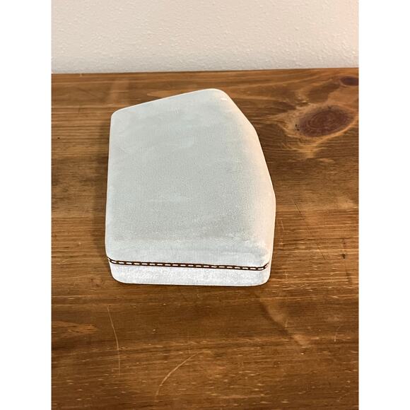 Vintage Japan Jewelry Travel Case Kanaya Brand Velvet Box Satin Interior - Picture 3 of 12